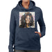 Sidney Maurer Original Portrait Of Whitney Houston Triangle Earrings Womens Hooded Sweatshirt - Womens Hooded Sweatshirt