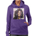 Sidney Maurer Original Portrait Of Whitney Houston Triangle Earrings Womens Hooded Sweatshirt - Womens Hooded Sweatshirt