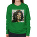 Sidney Maurer Original Portrait Of Whitney Houston Triangle Earrings Womens Sweatshirt - Womens Sweatshirt