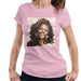 Sidney Maurer Original Portrait Of Whitney Houston Triangle Earrings Womens T-Shirt - Womens T-Shirt