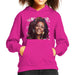 Sidney Maurer Original Portrait Of Whitney Houston White Kids Hooded Sweatshirt - Kids Boys Hooded Sweatshirt