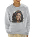 Sidney Maurer Original Portrait Of Whitney Houston White Kids Sweatshirt - Kids Boys Sweatshirt