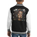 Sidney Maurer Original Portrait Of Whitney Houston White Kids Varsity Jacket - Kids Boys Varsity Jacket
