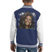 Sidney Maurer Original Portrait Of Whitney Houston White Kids Varsity Jacket - Kids Boys Varsity Jacket