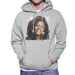 Sidney Maurer Original Portrait Of Whitney Houston White Mens Hooded Sweatshirt - Mens Hooded Sweatshirt