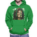 Sidney Maurer Original Portrait Of Whitney Houston White Mens Hooded Sweatshirt - Mens Hooded Sweatshirt