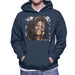 Sidney Maurer Original Portrait Of Whitney Houston White Mens Hooded Sweatshirt - Mens Hooded Sweatshirt