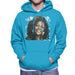 Sidney Maurer Original Portrait Of Whitney Houston White Mens Hooded Sweatshirt - Mens Hooded Sweatshirt