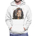 Sidney Maurer Original Portrait Of Whitney Houston White Mens Hooded Sweatshirt - Mens Hooded Sweatshirt