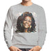 Sidney Maurer Original Portrait Of Whitney Houston White Mens Sweatshirt - Mens Sweatshirt