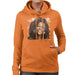 Sidney Maurer Original Portrait Of Whitney Houston White Womens Hooded Sweatshirt - Womens Hooded Sweatshirt