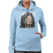 Sidney Maurer Original Portrait Of Whitney Houston White Womens Hooded Sweatshirt - Womens Hooded Sweatshirt