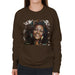 Sidney Maurer Original Portrait Of Whitney Houston White Womens Sweatshirt - Womens Sweatshirt