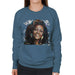 Sidney Maurer Original Portrait Of Whitney Houston White Womens Sweatshirt - Womens Sweatshirt