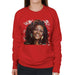 Sidney Maurer Original Portrait Of Whitney Houston White Womens Sweatshirt - Womens Sweatshirt