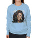 Sidney Maurer Original Portrait Of Whitney Houston White Womens Sweatshirt - Womens Sweatshirt