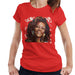 Sidney Maurer Original Portrait Of Whitney Houston White Womens T-Shirt - Womens T-Shirt