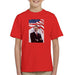 Sidney Maurer Original Portrait Of Barack Obama Kids T-Shirt - Kids Boys T-Shirt