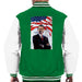 Sidney Maurer Original Portrait Of Barack Obama Mens Varsity Jacket - Mens Varsity Jacket