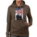 Sidney Maurer Original Portrait Of Barack Obama Womens Hooded Sweatshirt - Womens Hooded Sweatshirt