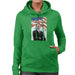 Sidney Maurer Original Portrait Of Barack Obama Womens Hooded Sweatshirt - Womens Hooded Sweatshirt