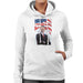 Sidney Maurer Original Portrait Of Barack Obama Womens Hooded Sweatshirt - Womens Hooded Sweatshirt