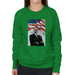 Sidney Maurer Original Portrait Of Barack Obama Womens Sweatshirt - Womens Sweatshirt