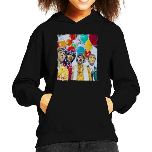Sidney Maurer Original Portrait Of The Beatles Sgt Peppers 1967 Kids Hooded Sweatshirt - Kids Boys Hooded Sweatshirt