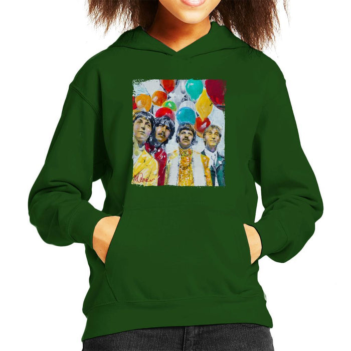 Sidney Maurer Original Portrait Of The Beatles Sgt Peppers 1967 Kids Hooded Sweatshirt - Kids Boys Hooded Sweatshirt