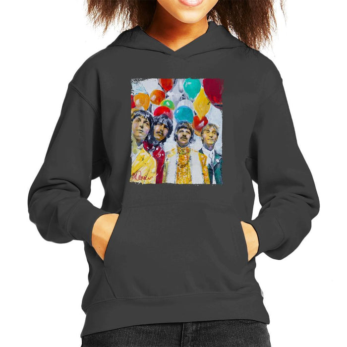 Sidney Maurer Original Portrait Of The Beatles Sgt Peppers 1967 Kids Hooded Sweatshirt - Kids Boys Hooded Sweatshirt