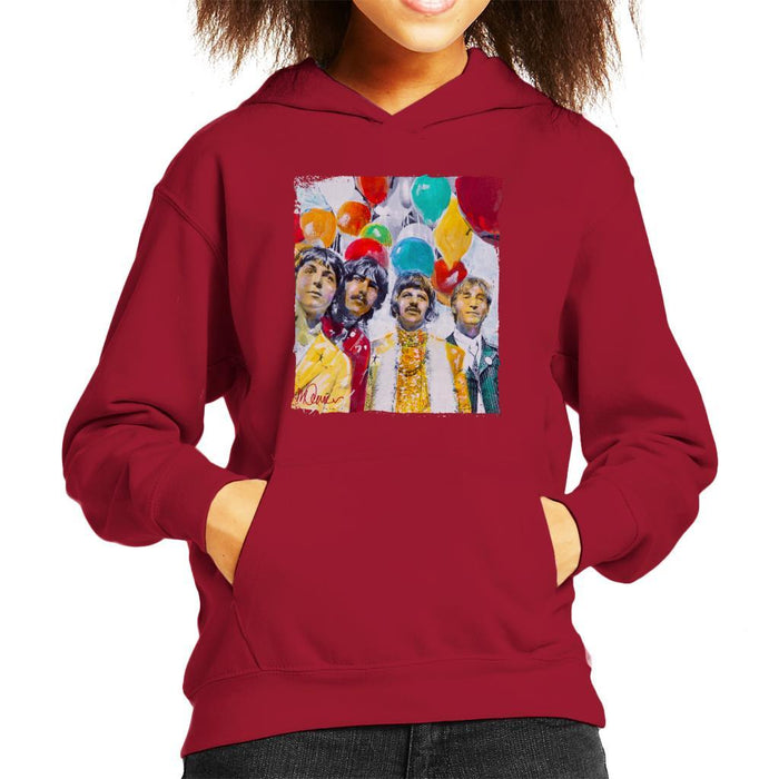 Sidney Maurer Original Portrait Of The Beatles Sgt Peppers 1967 Kids Hooded Sweatshirt - Kids Boys Hooded Sweatshirt