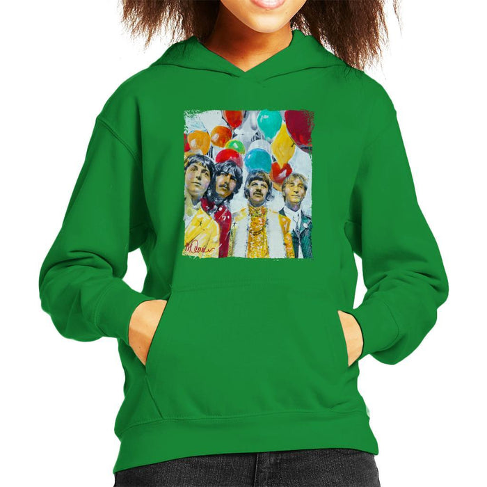 Sidney Maurer Original Portrait Of The Beatles Sgt Peppers 1967 Kids Hooded Sweatshirt - Kids Boys Hooded Sweatshirt