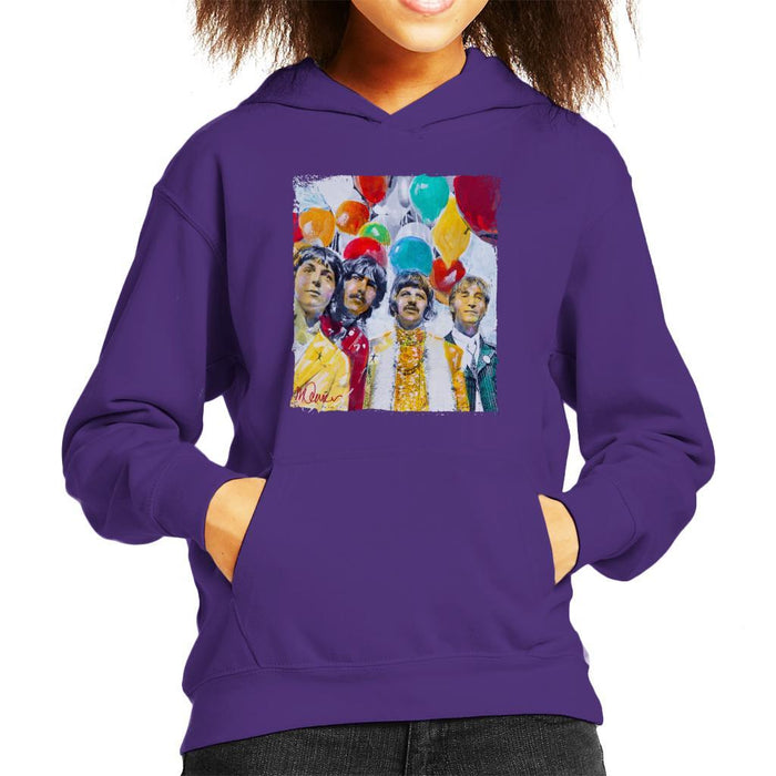 Sidney Maurer Original Portrait Of The Beatles Sgt Peppers 1967 Kids Hooded Sweatshirt - Kids Boys Hooded Sweatshirt