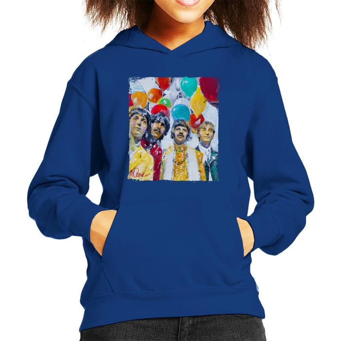 Sidney Maurer Original Portrait Of The Beatles Sgt Peppers 1967 Kids Hooded Sweatshirt - Kids Boys Hooded Sweatshirt