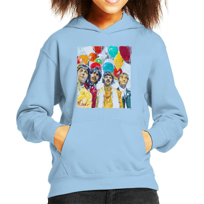 Sidney Maurer Original Portrait Of The Beatles Sgt Peppers 1967 Kids Hooded Sweatshirt - Kids Boys Hooded Sweatshirt