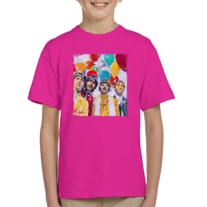 Sidney Maurer Original Portrait Of The Beatles Sgt Peppers 1967 Kids T-Shirt - Kids Boys T-Shirt