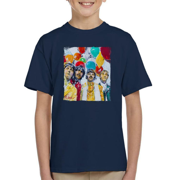 Sidney Maurer Original Portrait Of The Beatles Sgt Peppers 1967 Kids T-Shirt - Kids Boys T-Shirt