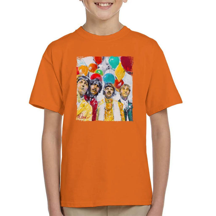Sidney Maurer Original Portrait Of The Beatles Sgt Peppers 1967 Kids T-Shirt - Kids Boys T-Shirt
