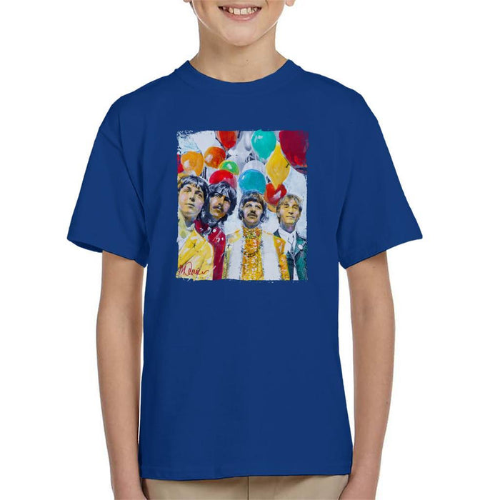Sidney Maurer Original Portrait Of The Beatles Sgt Peppers 1967 Kids T-Shirt - Kids Boys T-Shirt
