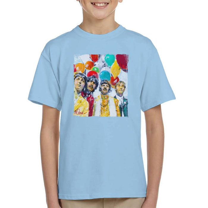 Sidney Maurer Original Portrait Of The Beatles Sgt Peppers 1967 Kids T-Shirt - Kids Boys T-Shirt