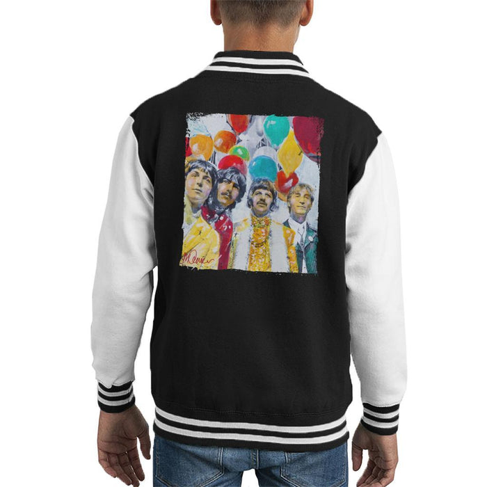 Sidney Maurer Original Portrait Of The Beatles Sgt Peppers 1967 Kids Varsity Jacket - Kids Boys Varsity Jacket
