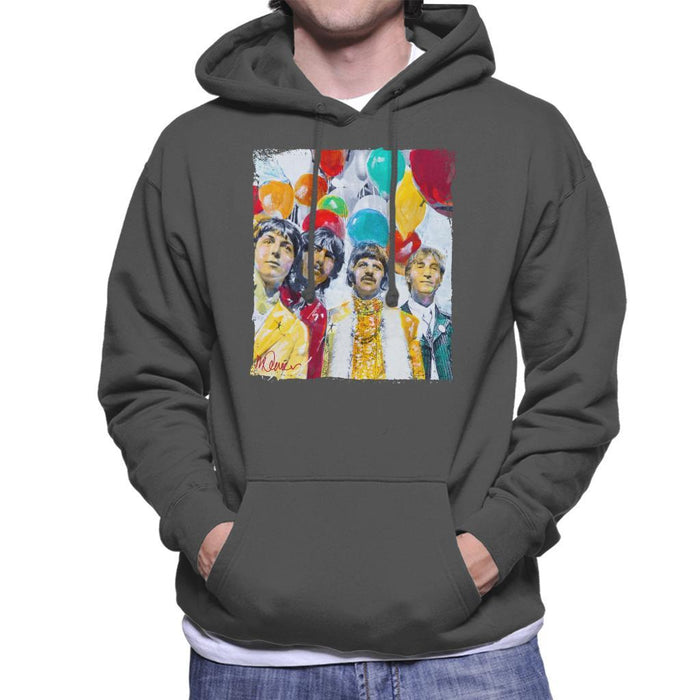 Sidney Maurer Original Portrait Of The Beatles Sgt Peppers 1967 Mens Hooded Sweatshirt - Mens Hooded Sweatshirt
