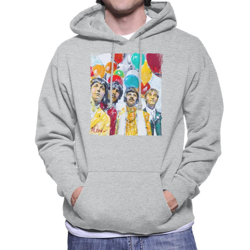 Sidney Maurer Original Portrait Of The Beatles Sgt Peppers 1967 Mens Hooded Sweatshirt - Mens Hooded Sweatshirt