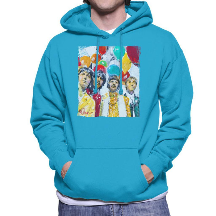 Sidney Maurer Original Portrait Of The Beatles Sgt Peppers 1967 Mens Hooded Sweatshirt - Mens Hooded Sweatshirt