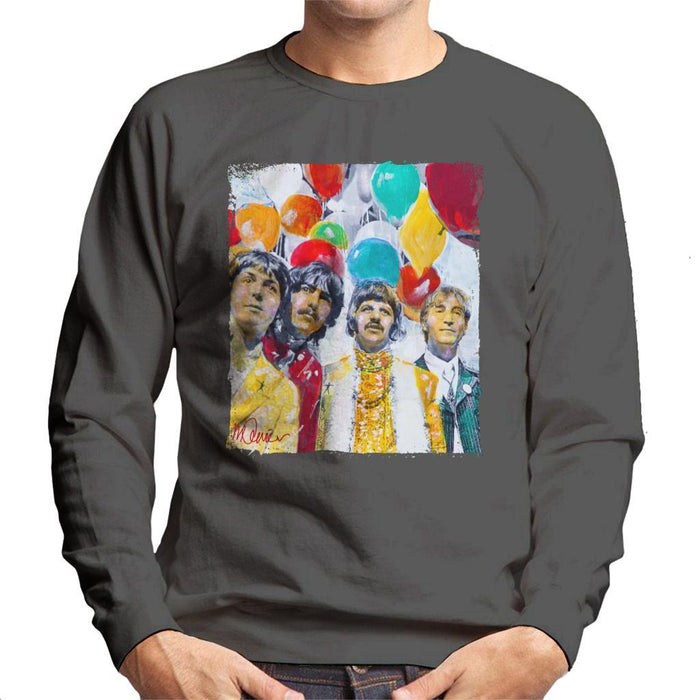 Sidney Maurer Original Portrait Of The Beatles Sgt Peppers 1967 Mens Sweatshirt - Mens Sweatshirt