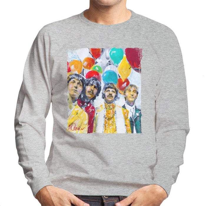 Sidney Maurer Original Portrait Of The Beatles Sgt Peppers 1967 Mens Sweatshirt - Mens Sweatshirt