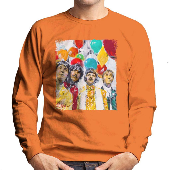 Sidney Maurer Original Portrait Of The Beatles Sgt Peppers 1967 Mens Sweatshirt - Mens Sweatshirt