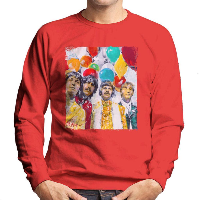 Sidney Maurer Original Portrait Of The Beatles Sgt Peppers 1967 Mens Sweatshirt - Mens Sweatshirt