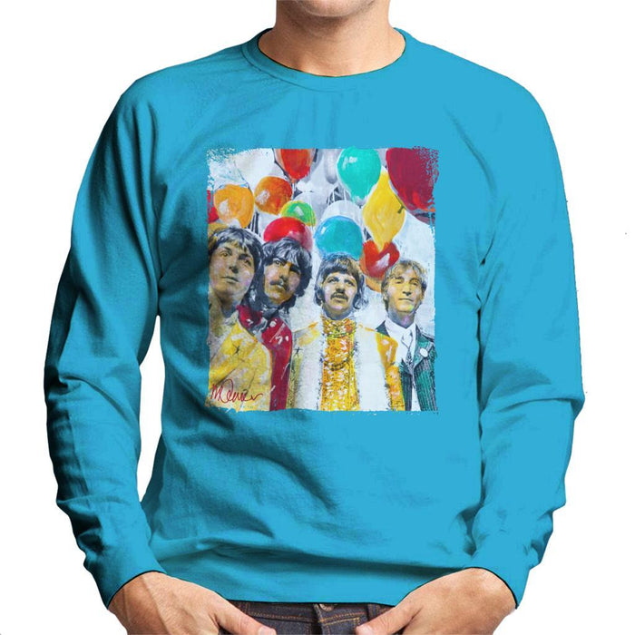Sidney Maurer Original Portrait Of The Beatles Sgt Peppers 1967 Mens Sweatshirt - Mens Sweatshirt