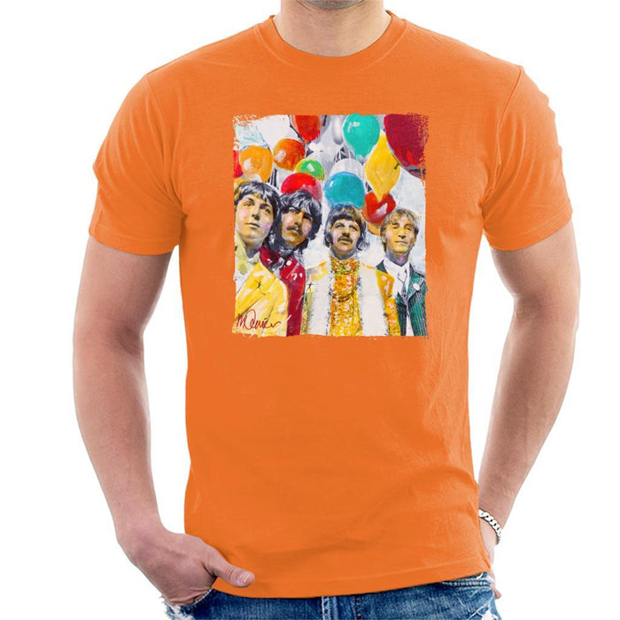 Sidney Maurer Original Portrait Of The Beatles Sgt Peppers 1967 Mens T-Shirt - Mens T-Shirt